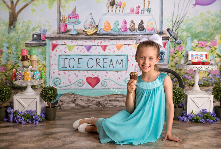 Ice Cream Cart - HSD Photography Backdrops