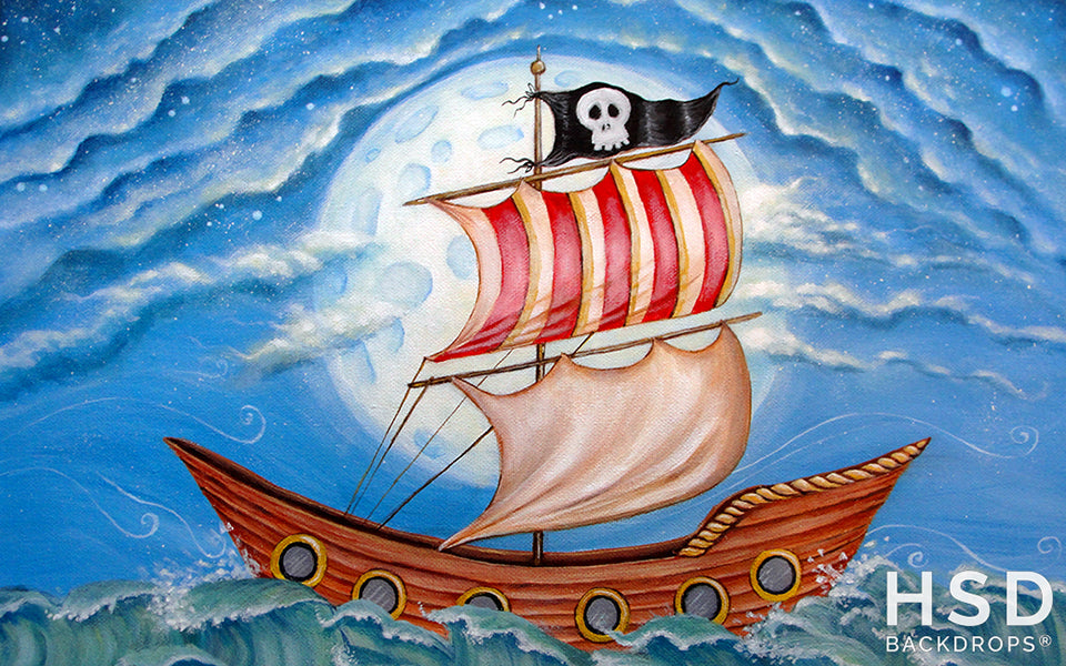 Pirate Ship - HSD Photography Backdrops