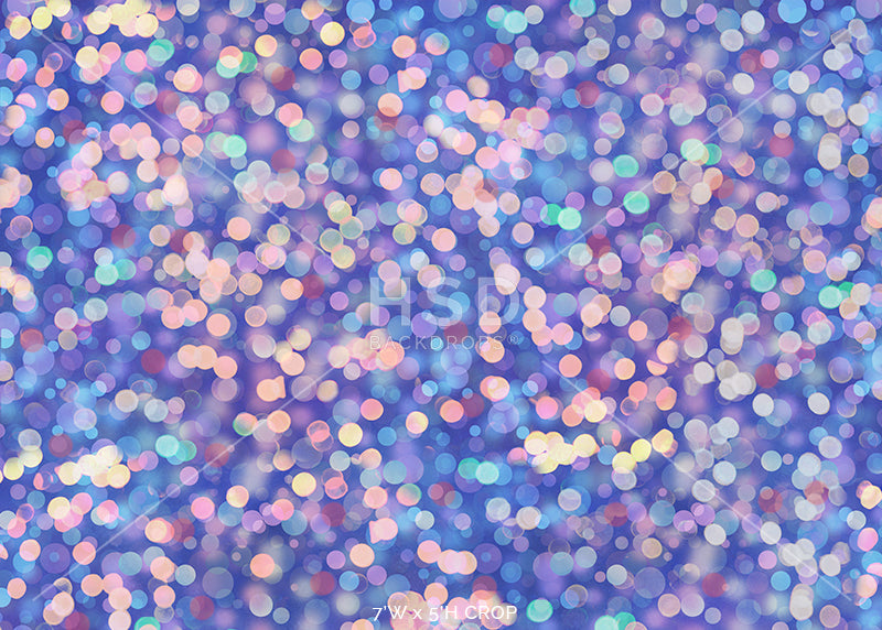 Blue Circus Bokeh - HSD Photography Backdrops