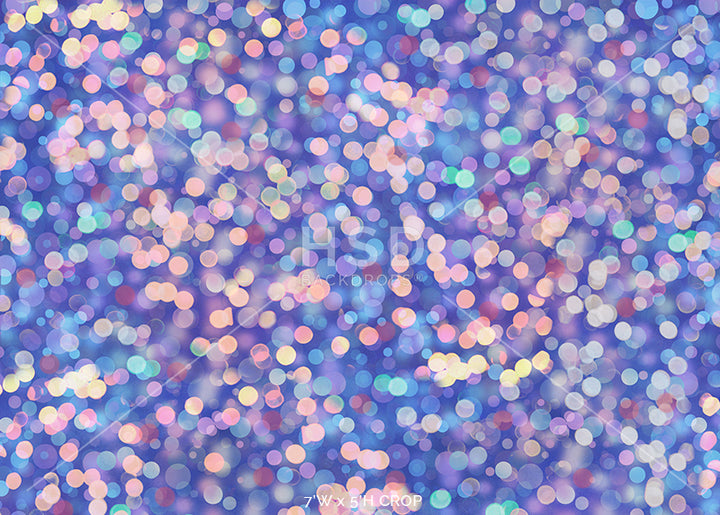 Blue Circus Bokeh - HSD Photography Backdrops