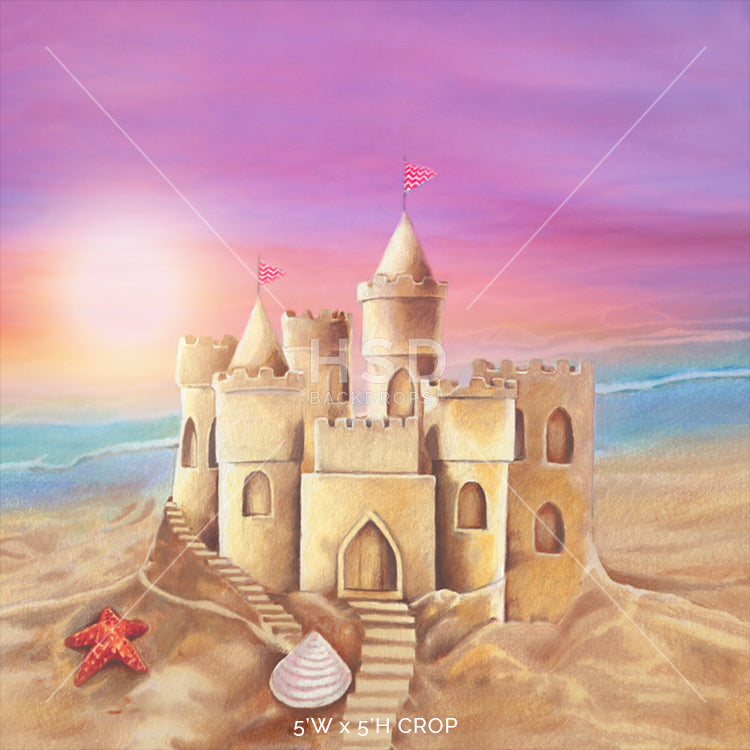 Sunset Beach - HSD Photography Backdrops