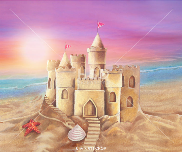 Sunset Beach - HSD Photography Backdrops