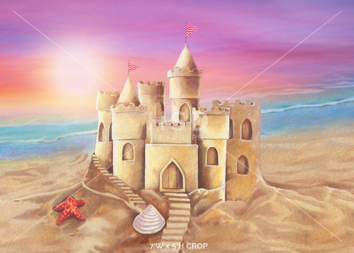 Sunset Beach - HSD Photography Backdrops