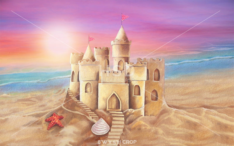 Sunset Beach - HSD Photography Backdrops