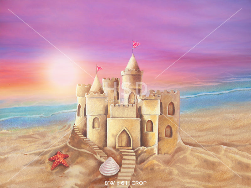 Sunset Beach - HSD Photography Backdrops