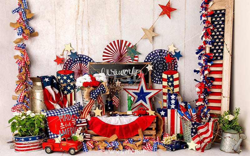 Country Fourth of July - HSD Photography Backdrops 