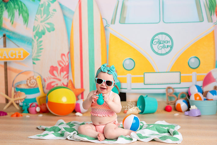 Gone Surfin' - HSD Photography Backdrops