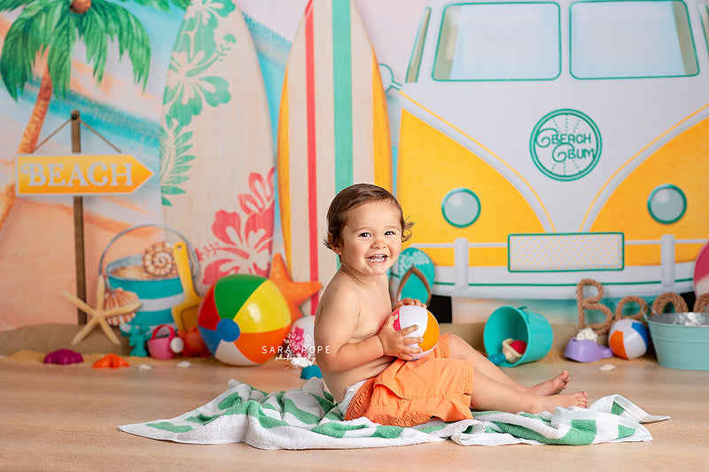 Gone Surfin' - HSD Photography Backdrops