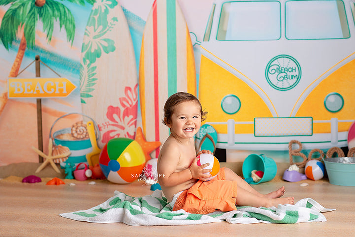 Gone Surfin' - HSD Photography Backdrops