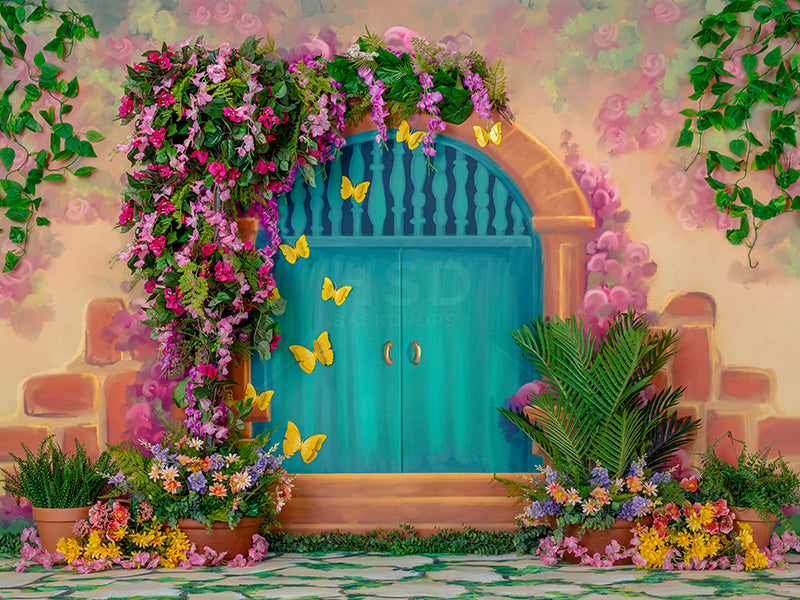 Casita Door Decorated - HSD Photography Backdrops
