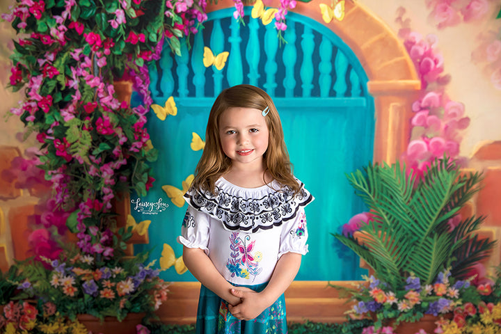 Casita Door Decorated - HSD Photography Backdrops