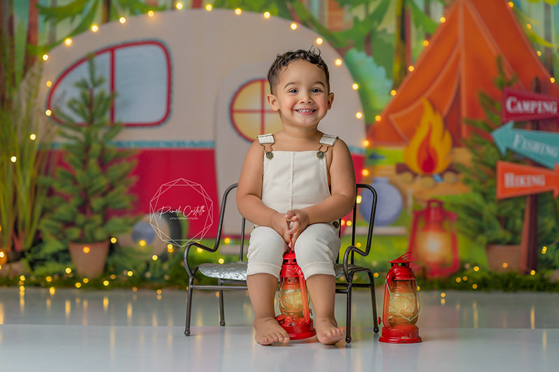 Camping Scene - HSD Photography Backdrops