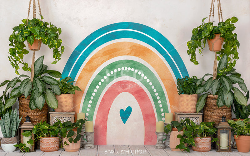 Summer Boho Rainbow - HSD Photography Backdrops