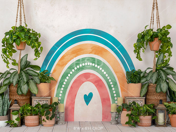 Summer Boho Rainbow - HSD Photography Backdrops