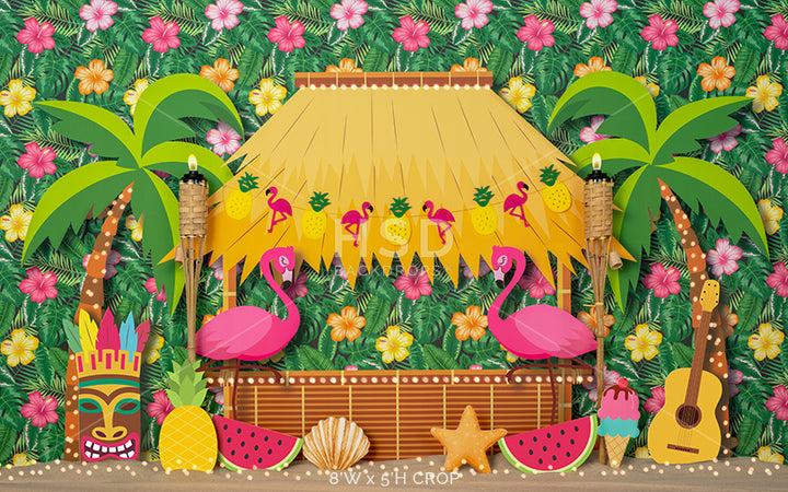 Tropical Luau - HSD Photography Backdrops