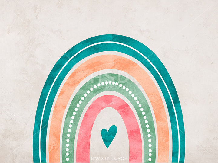 Boho Arch Rainbow - HSD Photography Backdrops