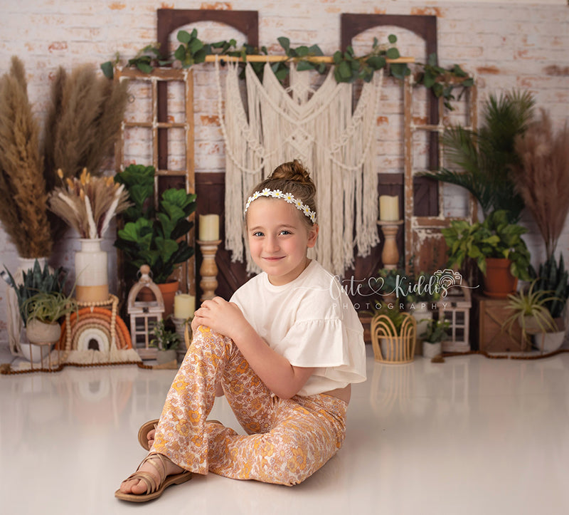 Boho Plants - HSD Photography Backdrops