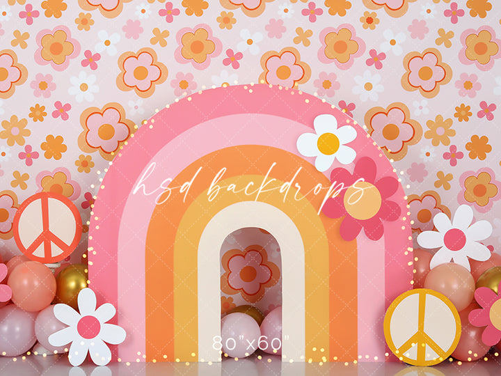 Groovy One (lights) - HSD Photography Backdrops