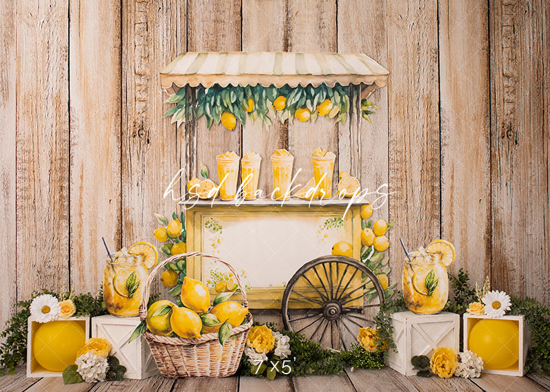 Rustic Lemonade Stand - HSD Photography Backdrops