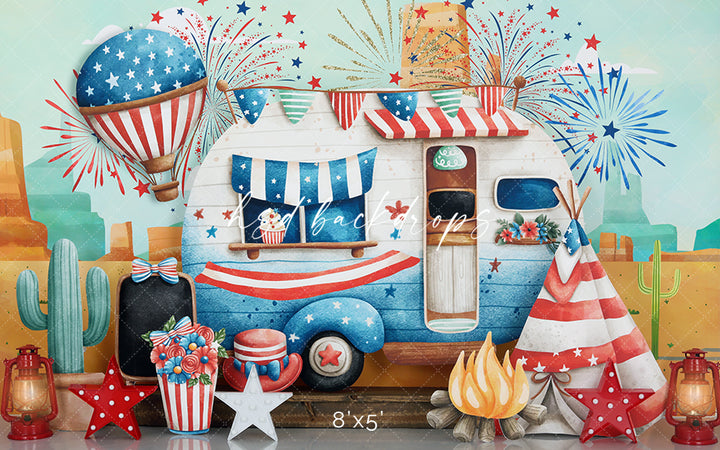 Freedom and Fireworks - HSD Photography Backdrops