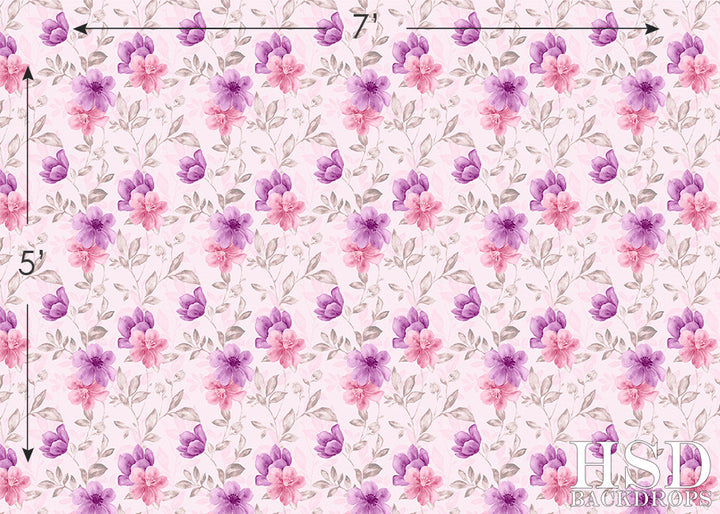 Mariah Floral - HSD Photography Backdrops