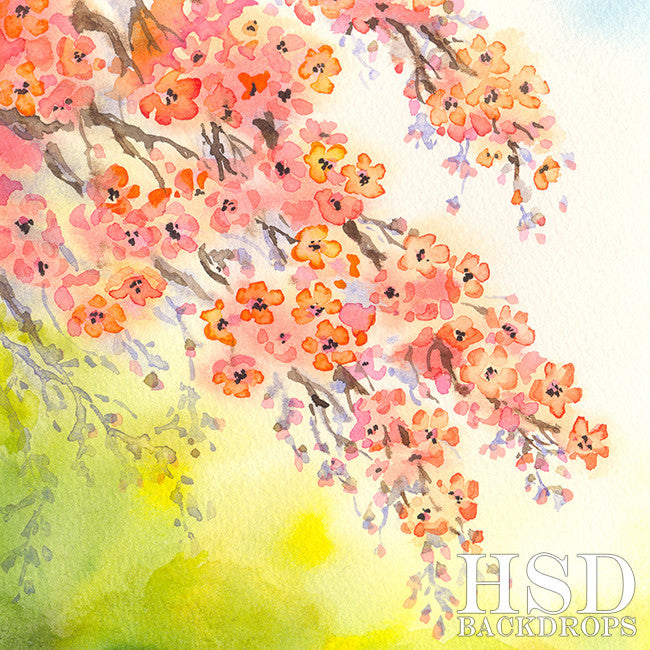 Spring Blossom Tree - HSD Photography Backdrops