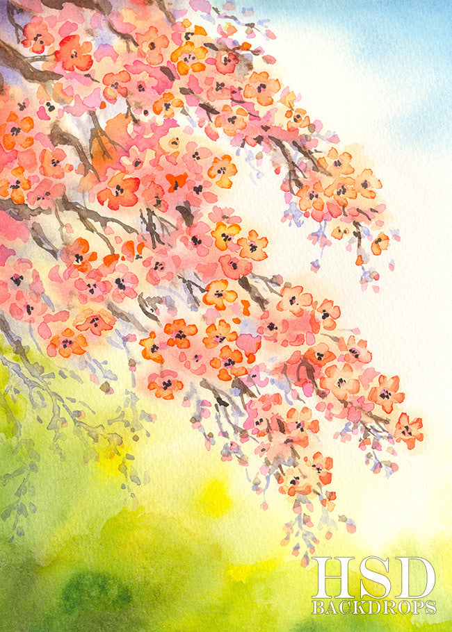 Spring Blossom Tree - HSD Photography Backdrops
