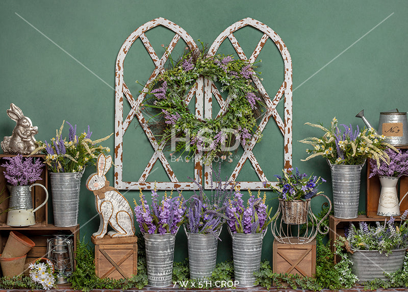 Lavender Garden - HSD Photography Backdrops