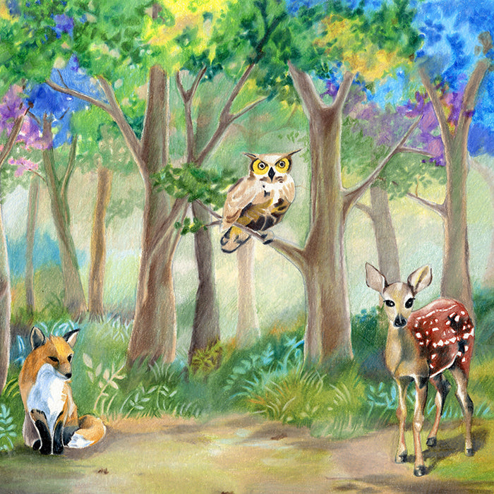 Woodland Critters - HSD Photography Backdrops
