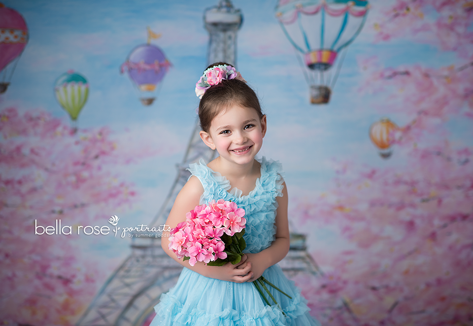 Spring Fleurs de Paris - HSD Photography Backdrops
