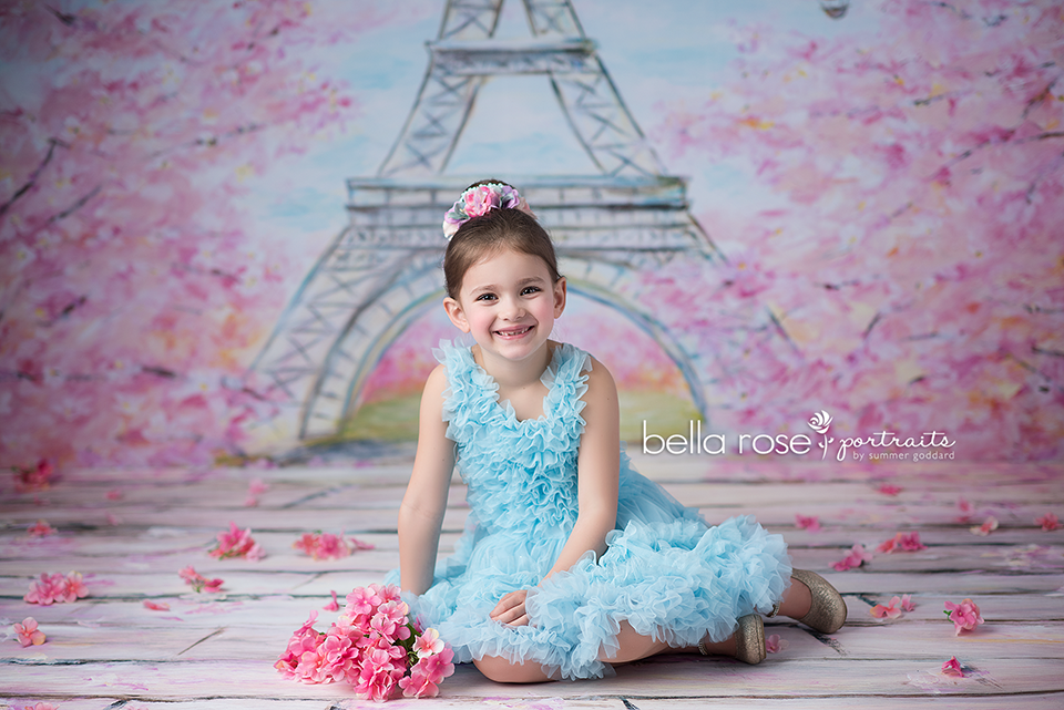Spring Fleurs de Paris - HSD Photography Backdrops