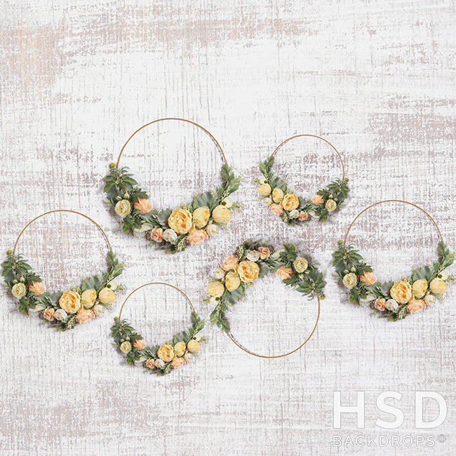 Spring Floral Hoops - HSD Photography Backdrops