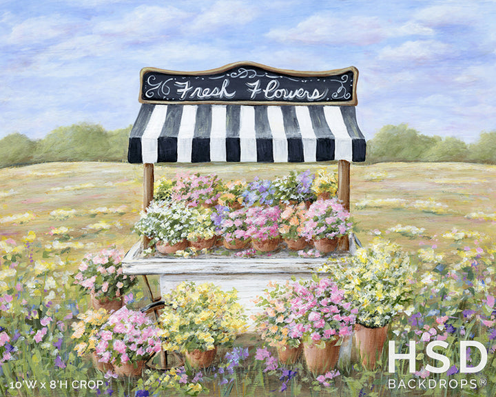 Flower Cart - HSD Photography Backdrops
