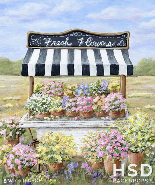 Flower Cart - HSD Photography Backdrops