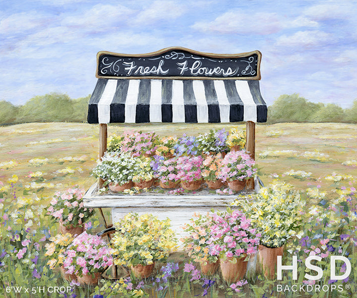 Flower Cart - HSD Photography Backdrops