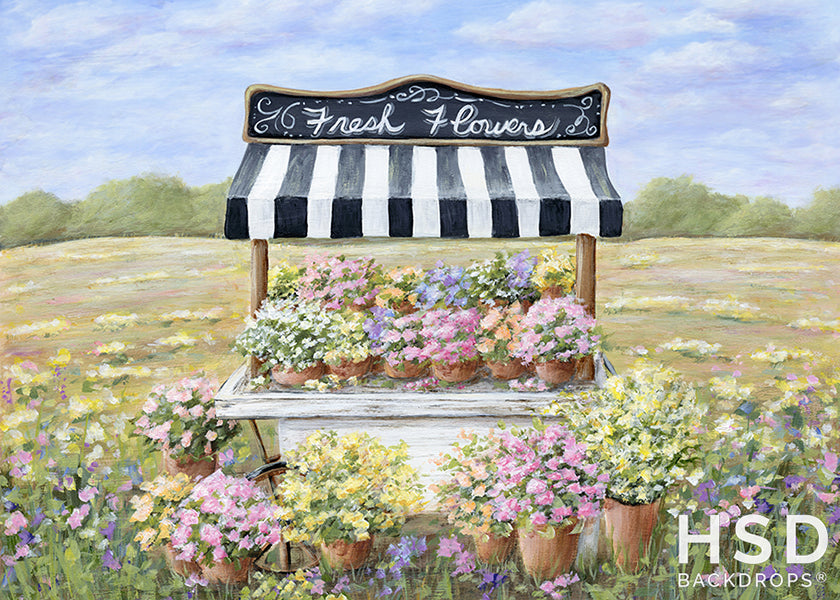 Flower Cart - HSD Photography Backdrops