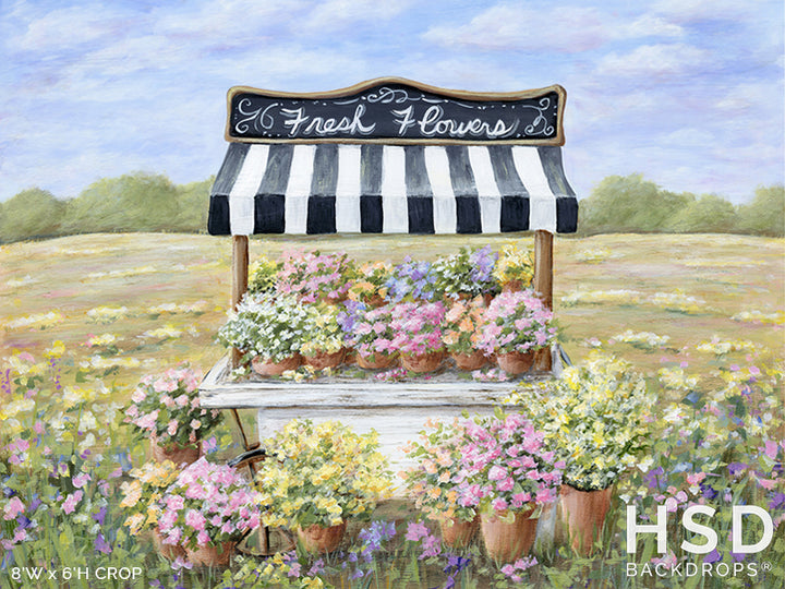 Flower Cart - HSD Photography Backdrops