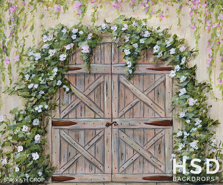 Secret Garden Door - HSD Photography Backdrops