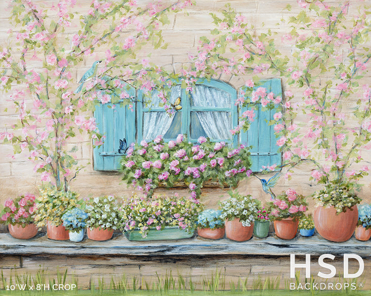 Spring Window - HSD Photography Backdrops