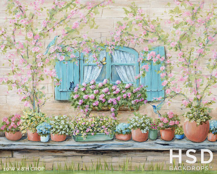Spring Window - HSD Photography Backdrops