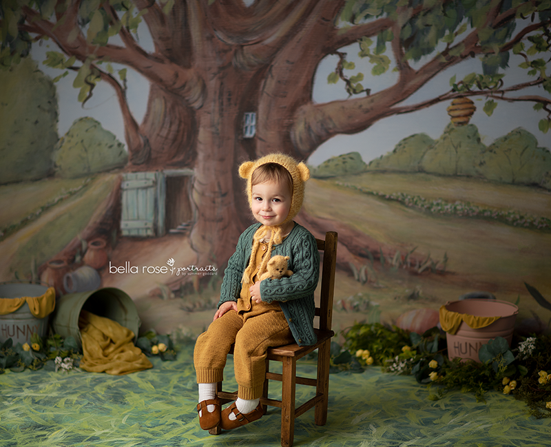 Honey Bear's Tree House - HSD Photography Backdrops 