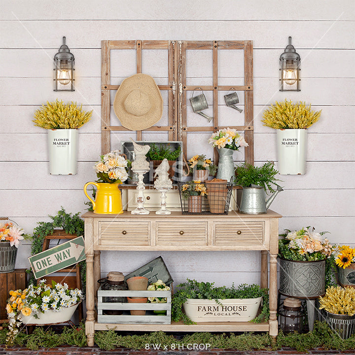 Mellow Yellow Spring - HSD Photography Backdrops