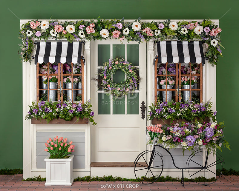 Spring Flower Shop - HSD Photography Backdrops