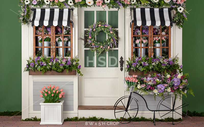 Spring Flower Shop - HSD Photography Backdrops