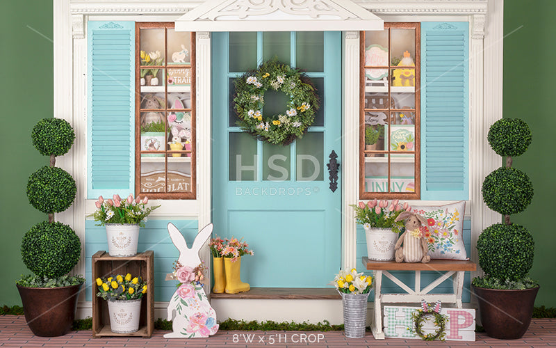 Easter House - HSD Photography Backdrops