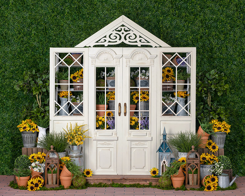 Sunflower Greenhouse - HSD Photography Backdrops