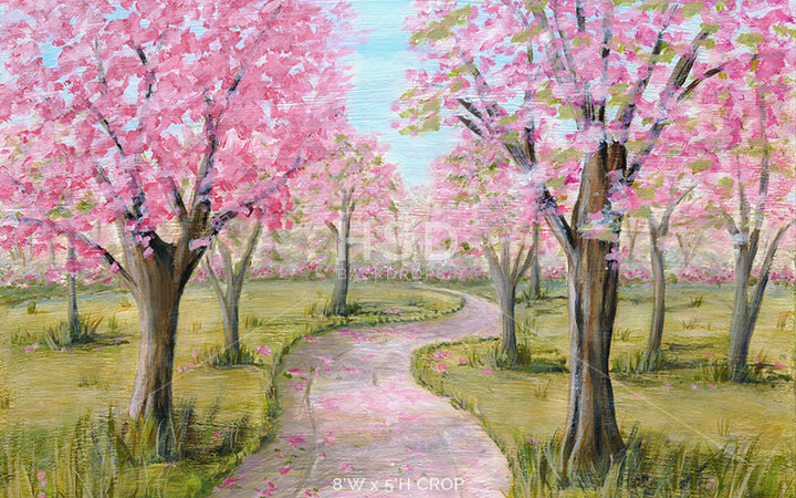 Cherry Blossom Trees - HSD Photography Backdrops