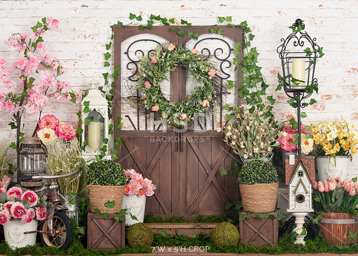 French Country Garden - HSD Photography Backdrops