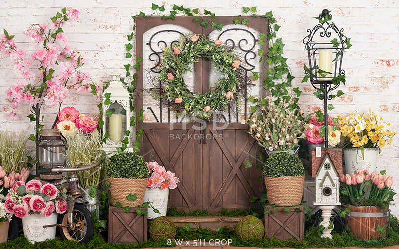 French Country Garden - HSD Photography Backdrops