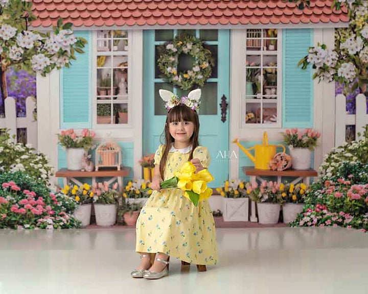 Spring Cottage - HSD Photography Backdrops